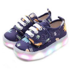 아동용 풋풋 다이노 벨크로 LED 라이팅 운동화 패션의류/잡화/유아동패션 반품 최저가 25,130원