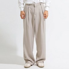 크램프 남성용 빅사이즈클럽 더블핀턱 와이드 슬랙스 패션의류/잡화/남성패션 반품 최저가 44,900원