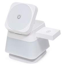 액센 15W 360도 회전 맥세이프 무드 램프 3in1 고속 무선충전기 애플워치용 A132, 혼합색상, 1개 가전디지털/휴대폰 액세서리 반품 최저가 19,830원