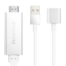 얼리봇 아이폰 & 안드로이드 to HDMI 미러링케이블 2 m SGV-3000, 1개, 2m undefined/undefined 반품 최저가 6,750원