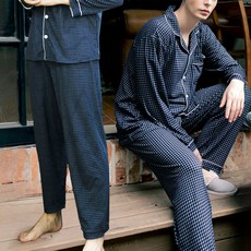 테라우드 남성용 피치기모 잔체크 9부 파자마 바지 2종 세트 패션의류/잡화/속옷/잠옷 반품 최저가 10,540원