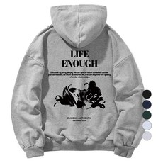 엘리메노 남여공용 EL 서브아워 기모 후드티셔츠 ELH0366 패션의류/잡화/남녀 공용 의류 반품 최저가 9,250원