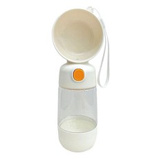 블랭크도그 반려동물 2 in 1 휴대용 간식 산책 물병, WHITE, 1개 반려동물용품/강아지 용품 반품 최저가 7,050원