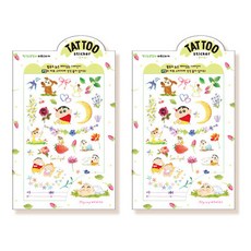 [짱구는 못말려]타투 스티커, 플라워, 2세트 뷰티/메이크업 반품 최저가 6,380원