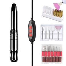 퍼니네일 네일드릴머신 세트 F6, 1세트, 블랙 가전디지털/뷰티/헤어가전 반품 최저가 16,930원