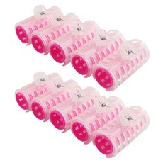 세븐스타 집게 헤어롤 5p, 롤(핑크), 집게(투명), 2개 뷰티/뷰티소품 반품 최저가 3,570원