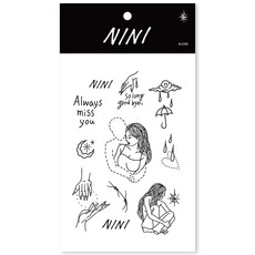 타티스트 타투스티커, 16 NINI Alone, 1개 뷰티/메이크업 반품 최저가 1,850원