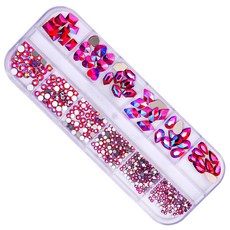 메이브라운 유리네일 크리스탈 풀스톤 네일파츠, 1개, 오로라핫핑크 뷰티/네일 반품 최저가 6,680원