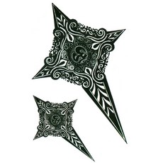 달모아 레터링 헤나 문신 타투 스티커, AE 34, 2개 뷰티/메이크업 반품 최저가 6,140원