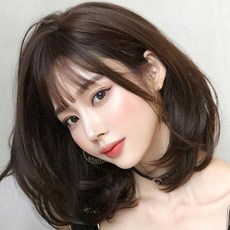 뿌이뿌이가발 여성 짧은머리 웨이브 통가발 미스진, 다크브라운, 1개 뷰티/뷰티소품 반품 최저가 20,800원
