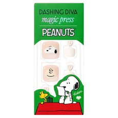 데싱디바 매직프레스 페디 젤리 스누피, 화이트 + 누디, 1개 뷰티/네일 반품 최저가 11,280원