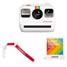 폴라로이드 고 카메라 2세대 화이트 + 고 전용 컬러필름 더블팩 16p + 고 전용 리스트 스트랩 레드 세트, 1세트 가전디지털/카메라 반품 최저가 175,120원