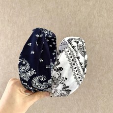 페이즐리 헤어밴드 2종 세트 패션의류/잡화/여성패션 반품 최저가 6,550원