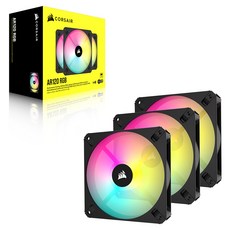 커세어 시스템 쿨러 120mm FAN / CORSAIR ICUE AR120 RGB_3PACK_BK 3p, 블랙, 1개 가전디지털/PC부품 반품 최저가 56,060원