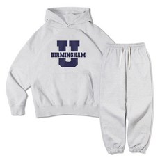 이지스튜디오 오버핏 버밍험 더블 코튼 후드 티셔츠 + 팬츠 세트 패션의류/잡화/남녀 공용 의류 반품 최저가 56,320원