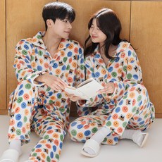 팬콧 커플용 에브리웜 긴팔 수면잠옷 상하의 세트 패션의류/잡화/속옷/잠옷 반품 최저가 13,880원