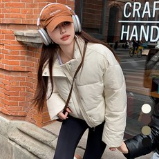 엘쏘 여성용 레더 크롭 패딩 PU 점퍼 패션의류/잡화/여성패션 반품 최저가 16,140원