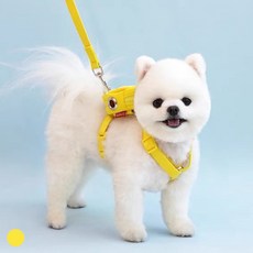 강아지 퍼피드림 피너츠 백팩 + 하네스 + 리드줄 세트 00176, 옐로우, 1세트 반려동물용품/펫티켓 산책용품 반품 최저가 12,080원