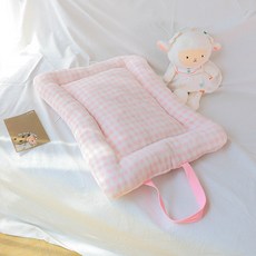 파스텔펫 반려동물 체크 극세사 쿠션, 핑크, 1개 반려동물용품/강아지 용품 반품 최저가 4,550원