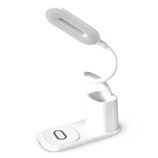플레오맥스 LED 스탠드 조명 연필 꽂이 무선 충전기 15W PM-LC01, 화이트 가전디지털/생활가전 반품 최저가 10,810원