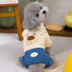 딩동펫 반려동물 허니베어 코듀로이 하네스 올인원, 베이지, 1개 반려동물용품/고양이 용품 반품 최저가 7,740원