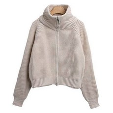 린다샵 여성용 레케네 캐주얼 투웨이 하이넥 세미크롭 니트 집업 cpjk5782k49 패션의류/잡화/여성패션 반품 최저가 12,030원