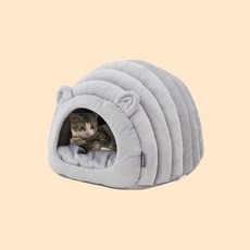 레드퍼피 개과천선 고양이 위글리 숨숨 하우스, 그레이, 1개 반려동물용품/고양이 용품 반품 최저가 11,870원