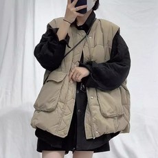 루나걸 여성용 퍼스날 루즈핏 패딩 조끼 L24WV102129 패션의류/잡화/여성패션 반품 최저가 16,530원