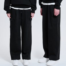 포슈어 남녀공용 베이직 무지 원턱 와이드 카고 팬츠 트레이닝 바지 패션의류/잡화/남녀 공용 의류 반품 최저가 11,740원