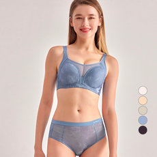 원더브라 여성용 제로 와이어 WBX 브라 + 삼각 팬티 세트 패션의류/잡화/속옷/잠옷 반품 최저가 25,000원