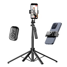 TOKQI 포레그스 4각 지지대 스마트폰 셀카봉 180cm, 무광 블랙, 1개, C18 가전디지털/휴대폰 액세서리 반품 최저가 22,290원