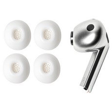 누아트 갤럭시 버즈3 프로 호환 실리콘 이어팁, 화이트, 4개, NATET-W-S 가전디지털/음향기기 반품 최저가 6,800원