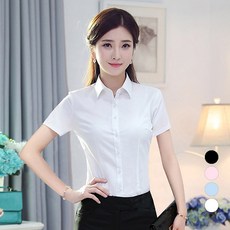 엘쏘 여성용 스탠다드 오피스룩 빅사이즈 반팔 셔츠 패션의류/잡화/여성패션 반품 최저가 9,510원