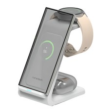 로랜텍 삼블 스탠드 3in1 고속 무선충전기, 화이트, 1개 가전디지털/휴대폰 액세서리 반품 최저가 14,450원