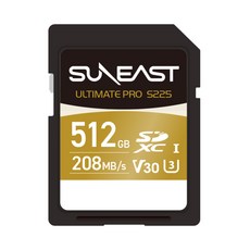 선이스트 얼티메이트 프로 V30 UHS-I 1387 배속 SD카드 SE-FS1512G23W1F, 512GB, 1개 가전디지털/저장장치 반품 최저가 61,060원