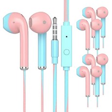탑피아 간편한 유선 이어폰 5p, 핑크 + 블루 가전디지털/음향기기 반품 최저가 3,980원
