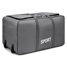 로이홈 다용도 대용량 스포츠 바퀴 가방 150L, 그레이, 1개 스포츠/레저/구기스포츠 반품 최저가 17,910원