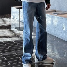 남성용 메이 그런지 세미와이드 부츠컷 데님팬츠 패션의류/잡화/남성패션 반품 최저가 38,800원