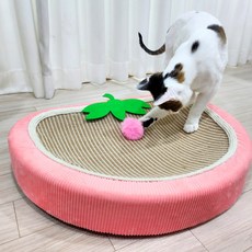 MAAH 고양이 사이잘 반영구 딸기 쇼파 스크래쳐, 1개, 핑크 반려동물용품/고양이 용품 반품 최저가 13,770원