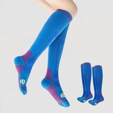 에델린 논슬립 공용 스포츠 압박 니삭스 양말 세트, 블루, 2개 패션의류/잡화/남성패션 반품 최저가 5,320원