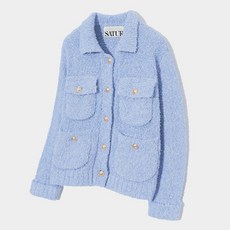 세터 여성용 부클 트위드 칼라 니트 가디건 자켓 패션의류/잡화/남녀 공용 의류 반품 최저가 67,190원