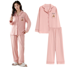 자나바 커플용 러브미베어 파이핑 포인트 긴팔 홈웨어 잠옷 세트 264131 패션의류/잡화/속옷/잠옷 반품 최저가 18,170원