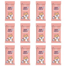 브리더랩 반려동물 똑똑똑 발바닥 엉덩이 크린 물티슈, 30개입, 12개 반려동물용품/강아지 용품 반품 최저가 10,690원
