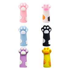 떼루와 고양이발 다용도 실리콘 니퍼 보호캡 6종 세트, 1세트, 혼합색상 뷰티/네일 반품 최저가 5,100원