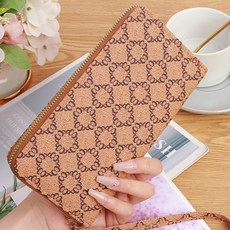 멍글프렌즈 여성 써클 패턴 지퍼 스트랩 장지갑 MH199 패션의류/잡화/여성패션 반품 최저가 5,650원