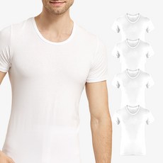 트라이 남성용 통기성 투데이 베이직 U넥 런닝 면 티셔츠 4p 패션의류/잡화/속옷/잠옷 반품 최저가 10,600원