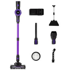 비브르 무선 청소기+스텐드거치대+벽거치대+틈새노즐+2IN1브러쉬+스테인리스필터2종, VE25000, 바이올렛 가전디지털/청소기 반품 최저가 66,360원