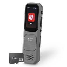 아이리버 스피커 음성녹음 구간반복 재생속도조절 마이크로SD 블루투스 MP3플레이어 16GB, T80, 그레이 가전디지털/음향기기 반품 최저가 49,030원