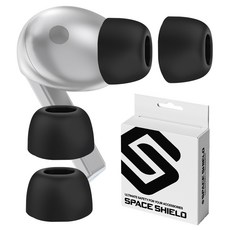 스페이스쉴드 갤럭시 버즈3 프로 호환 스탠다드 실리콘 이어팁 S 4p, 블랙, 1세트 가전디지털/음향기기 반품 최저가 8,340원