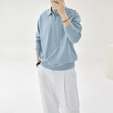 아도르클래식 모노톤 버튼 카라 맨투맨 긴팔 티셔츠 패션의류/잡화/남성패션 반품 최저가 10,350원